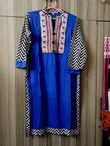 Blue Printed Kurti