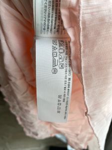 Peach Pleated Mini Dress
