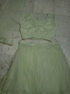 One Time Used Lahenga Choli..