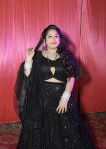 Black Hand Work Dress