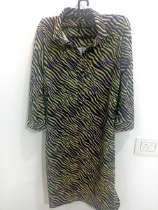 R&amp;B Animal Print Long Shirt