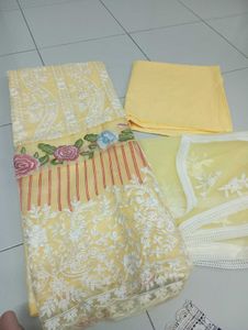 Yellow Dress Material
