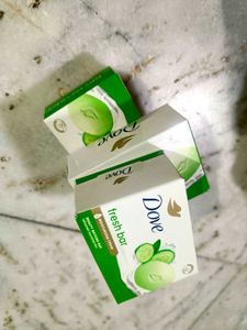 Dove Fresh Bar Soap (Set Of 3)