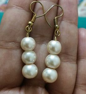 Pearl Necklace &amp; Earring Set