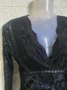 Black Lace Bodysuit