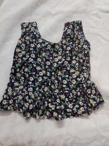 Floral Sleeveless Top