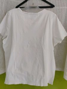 White V-Neck T-Shirt