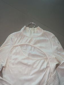 Beige Bodyfit Top