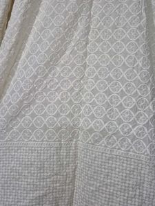 Elegant White Cotton Kurta