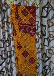 Traditional Bandhani Saree