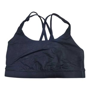 Lululemon Sports Bra Women Small Black Run And Yog