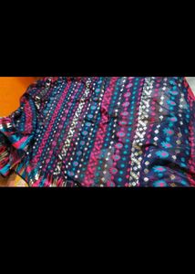 multicolour jamdani saree