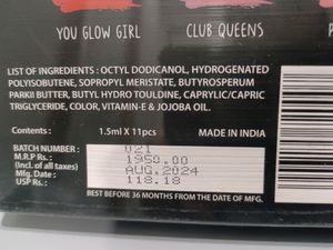 Brand New Seal Packed Set Of 11 Lipstick