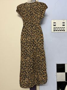 Pintrest Leopard Print Maxi Dress