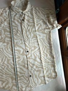 38 Zebra Print Boys Half Sleeves Shirt