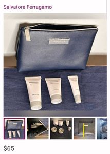 Cosmetic Bag With Skincare Set