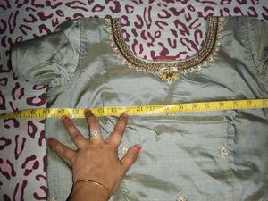 Elegant Gray Anarkali Suit Set