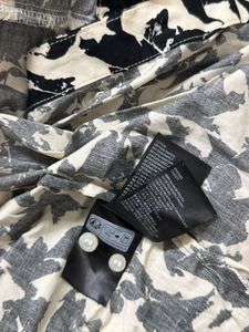 Abstract Print Shirt Dress