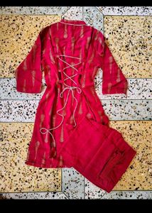 Printeresty Corset kurti pant set