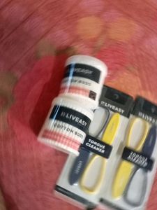 Liveasy Tongue Cleaner And Earbuds