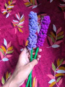 Crochet Lavender Flowers