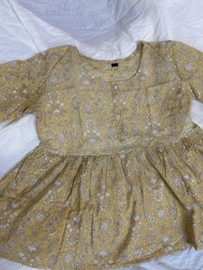 Floral Short Kurti/top