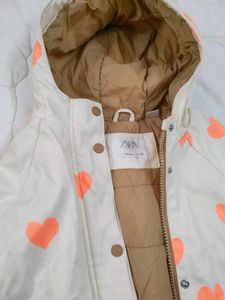 Zara Kids Heart Print Raincoat