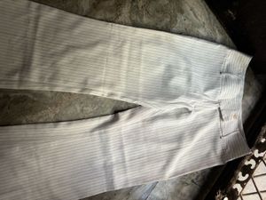 Bootcut White Trauser