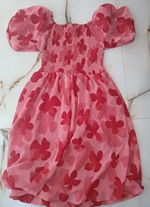 Floral Pink Dress