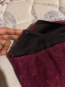 Sparkly Ruffle Cocktail Mini Dress 🍷❤️‍🔥