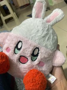 Kirby Plush with Bunny Hat