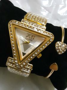 Diwali Sale- Guess Embellished Watch