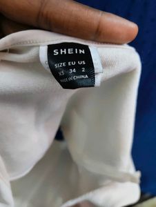 SHEIN off-white corset top ✨