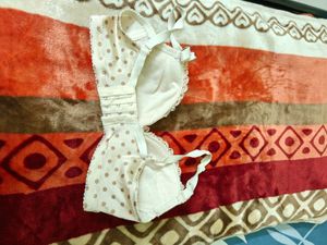 Off White Polka Dots BRA