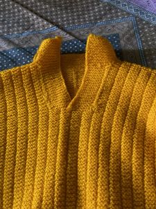 Cute Mustard Corduroy Jumper Dress