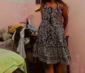 Paisley Print Sundress🖤🤍