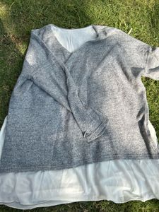 Gray Tunic Top
