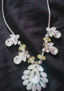 Statement Necklace With Nose Pin