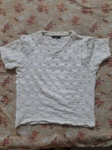 White Top Zudio M Size
