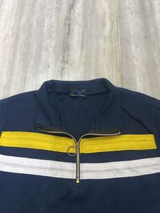 Ribbed Navy Blue Top