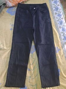 Black Straight Leg Jeans