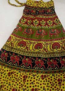 Ethnic Print Skirt wrap around skir