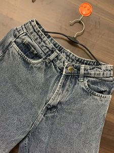 dark denim new condition baggy jeans