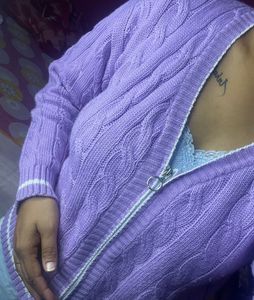 Lavender Knit Sweater