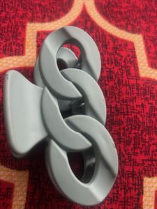 Light Blue Chain Link Hair Clip