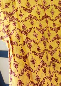 Mustard Yellow Kurti