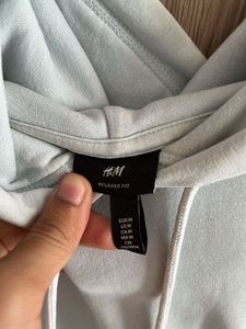 H&amp;M Loose Fit Sky Blue Hoodie