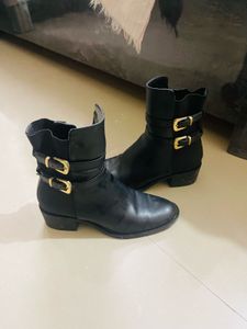 Zara Black Ankle Boots