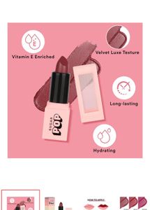Combo of Kajal and lipstick