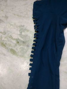 Elegant Blue Kurta Palazzo Set